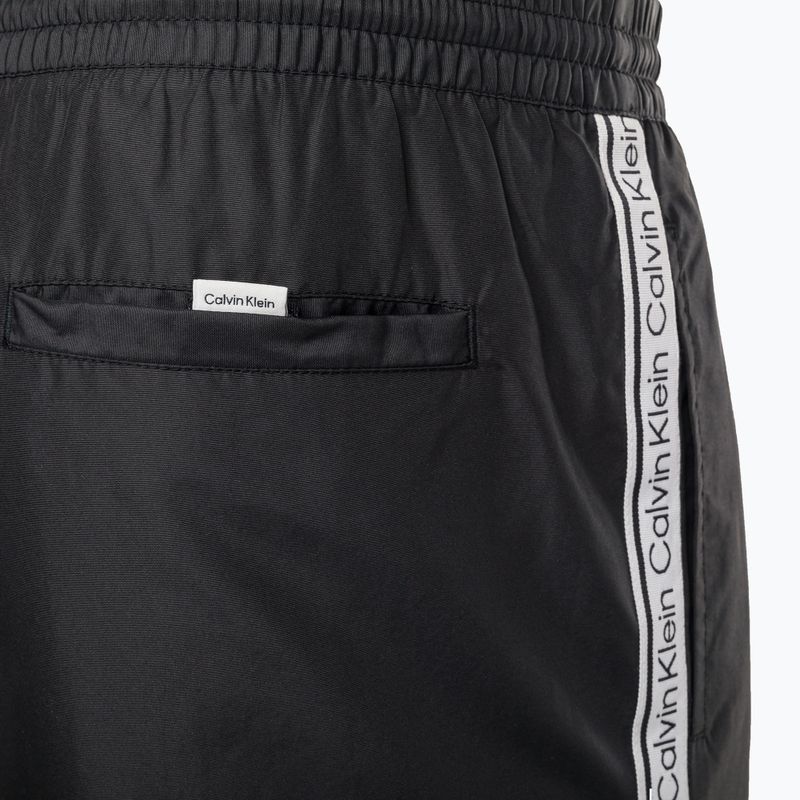 Calvin Klein Medium Herren Badeshorts mit Kordelzug schwarz 9