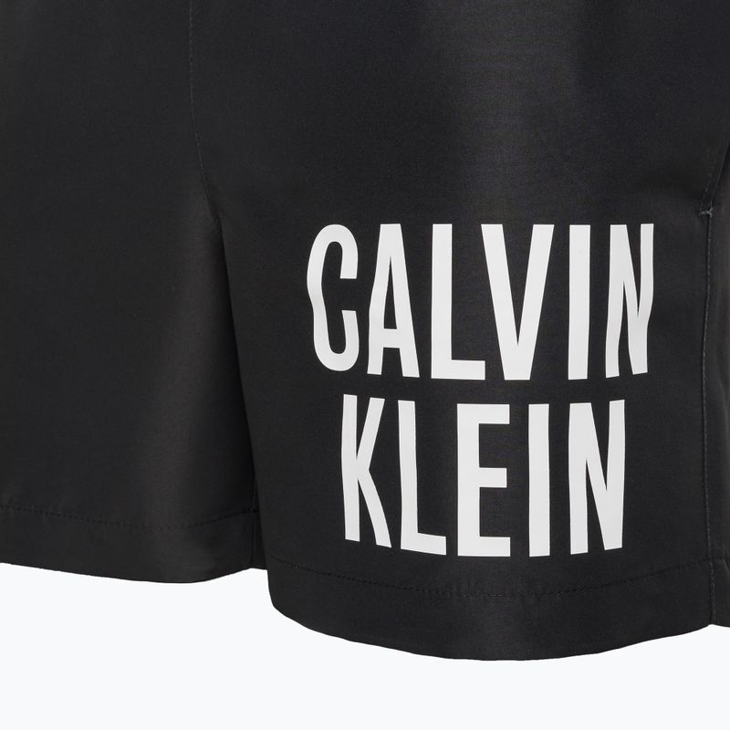 Calvin Klein Medium Herren Badeshorts mit Kordelzug schwarz
