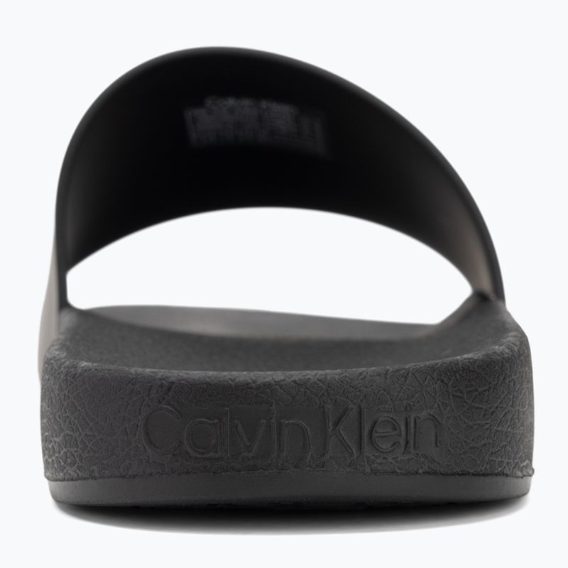 Calvin Klein Herren Flip-Flops HM0HM00455 Pool Slide Rubber schwarz 6