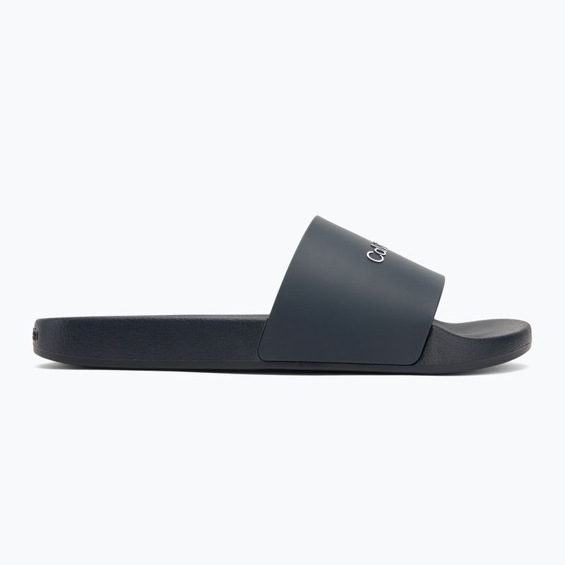 Calvin Klein Herren Flip-Flops HM0HM00455 Pool Slide Rubber navy 2