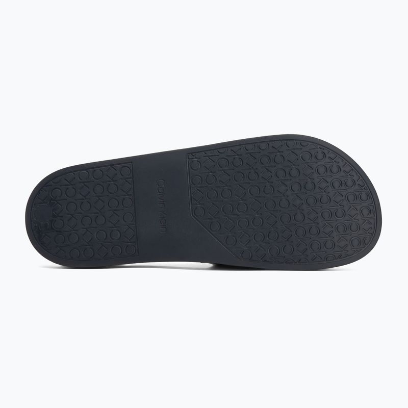 Calvin Klein Herren Flip-Flops HM0HM00455 Pool Slide Rubber navy 4