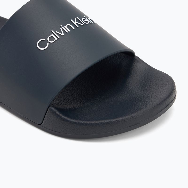 Calvin Klein Herren Flip-Flops HM0HM00455 Pool Slide Rubber navy 7