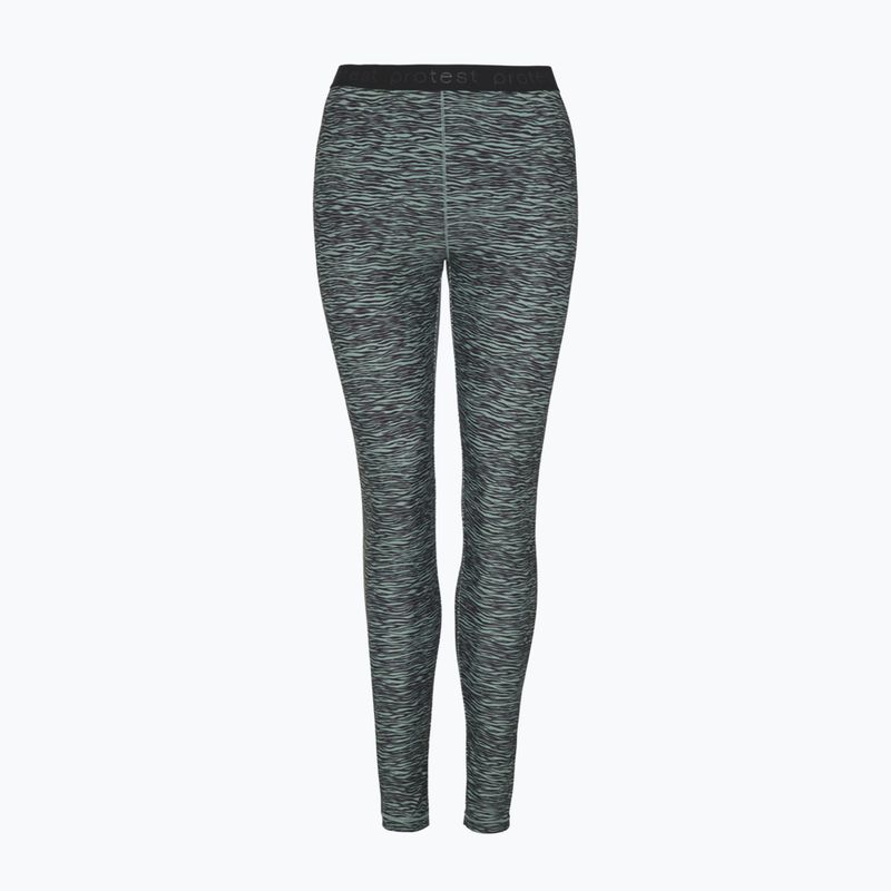 Damen Protest Prtbelmopan grün/schwarz Surf Leggings P4610721 5