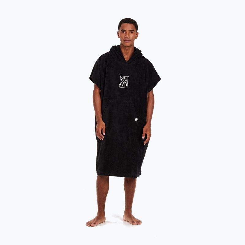 Protest Herren Poncho Prtpurdey echt schwarz 4