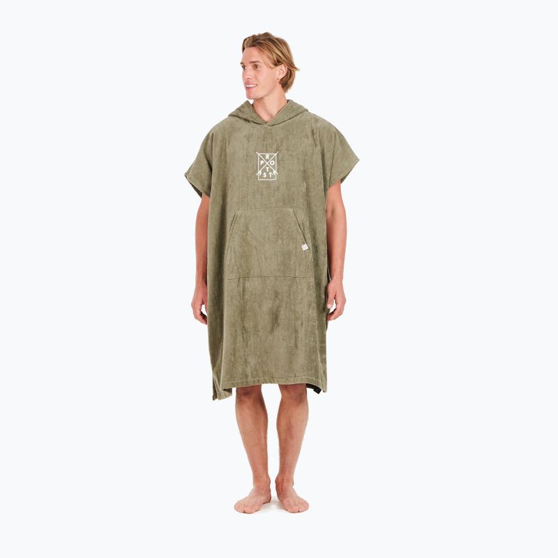 Protest Herren Poncho Prtpurdey Artischockengrün 4