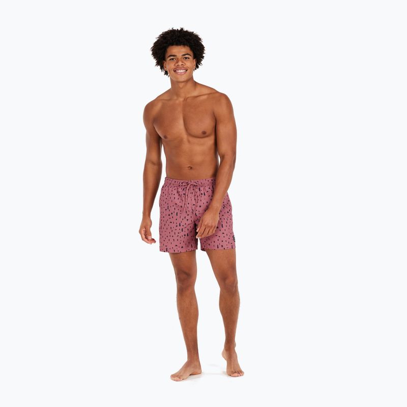 Men's Protest Prtgrom deco rosa Badeshorts