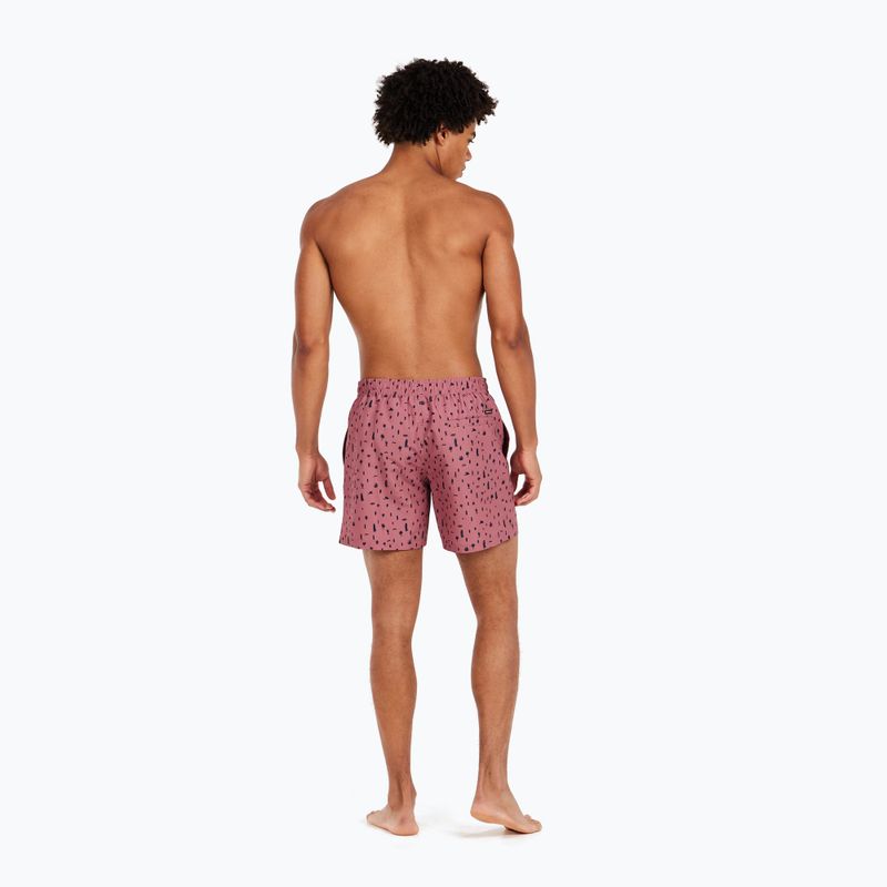 Men's Protest Prtgrom deco rosa Badeshorts