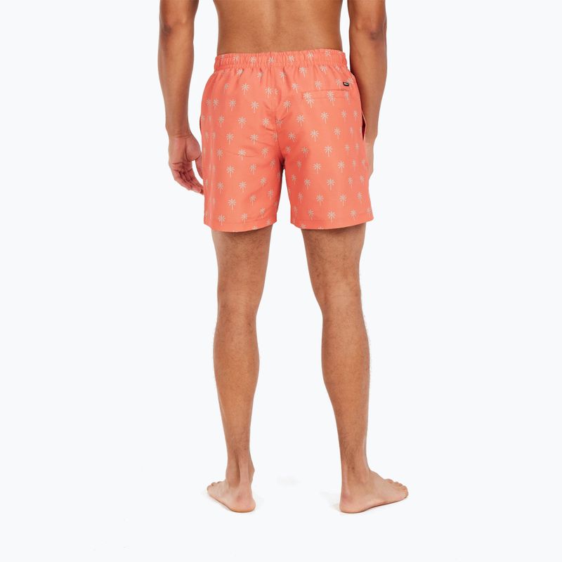 Badeshorts Herren Protest Prtalvis blood orange