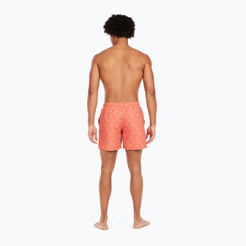 Badeshorts Herren Protest Prtalvis blood orange