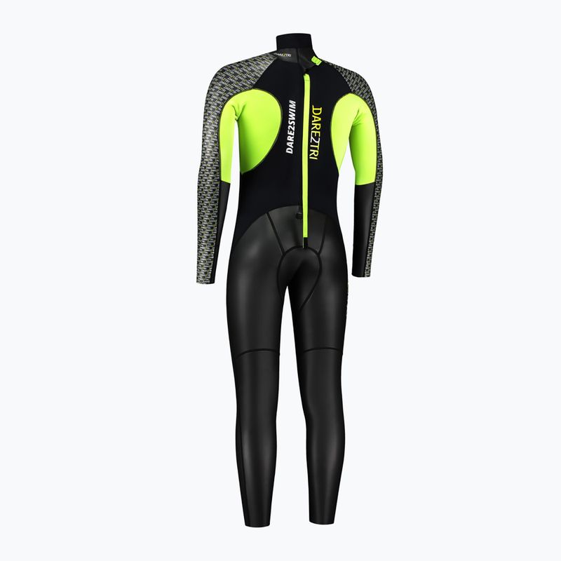 Triathlon neoprenanzug Herren Dare2Tri Dare2Swim 2. schwarz 2112M 2