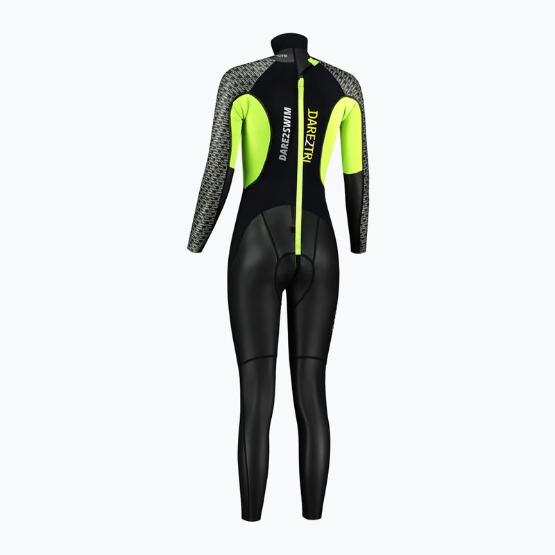 Triathlon neoprenanzug Damen Dare2Tri Dare2Swim 2. schwarz 2113FS 2