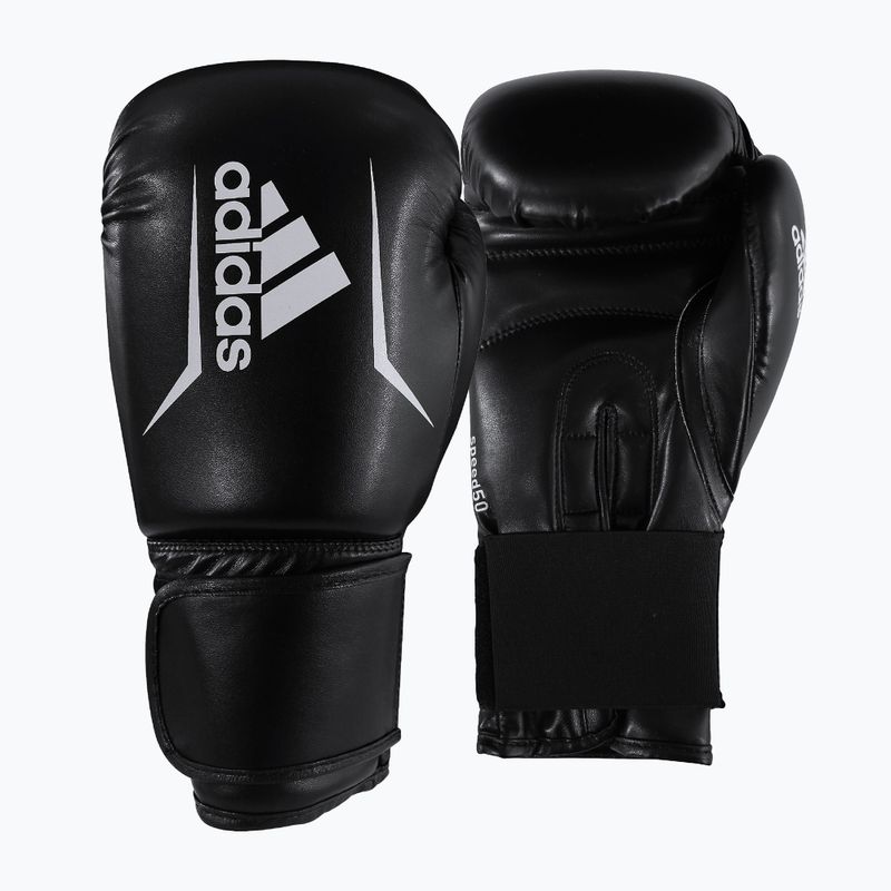 adidas Performance Boxing Set Tasche + Handschuhe + Bandage schwarz und weiß ADIBAC11KIT-EUN 4