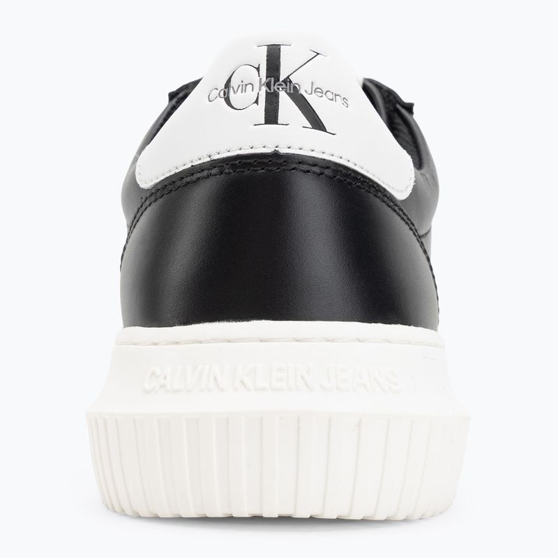 Calvin Klein Herrenschuhe YM0YM00681 Chunky Cupsole Monologo Lth dreifach schwarz/hellweiß 6