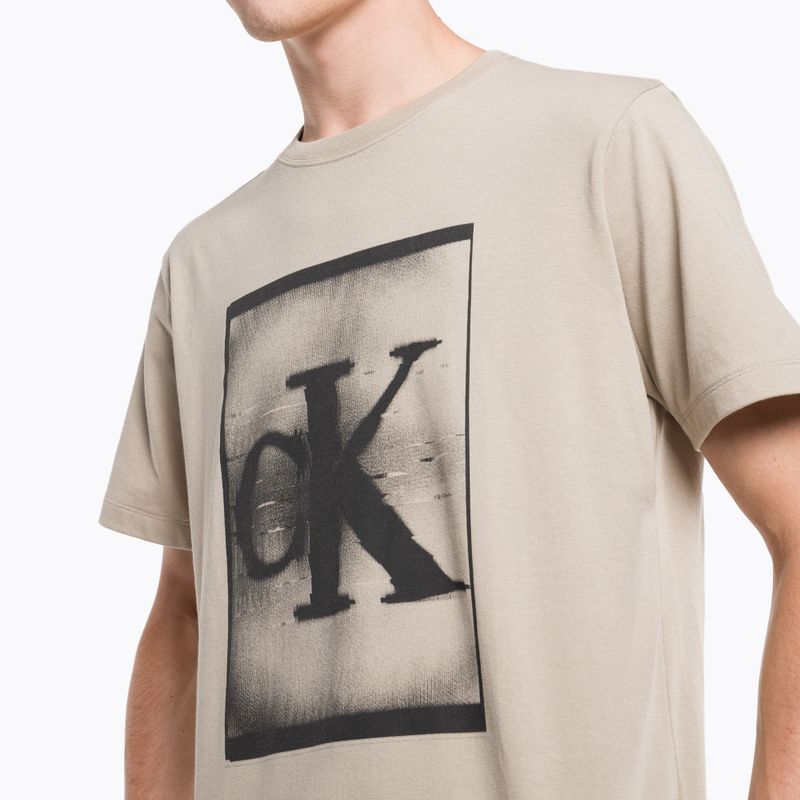 Calvin Klein Herren T-Shirt aus Leinen für den Winter 4