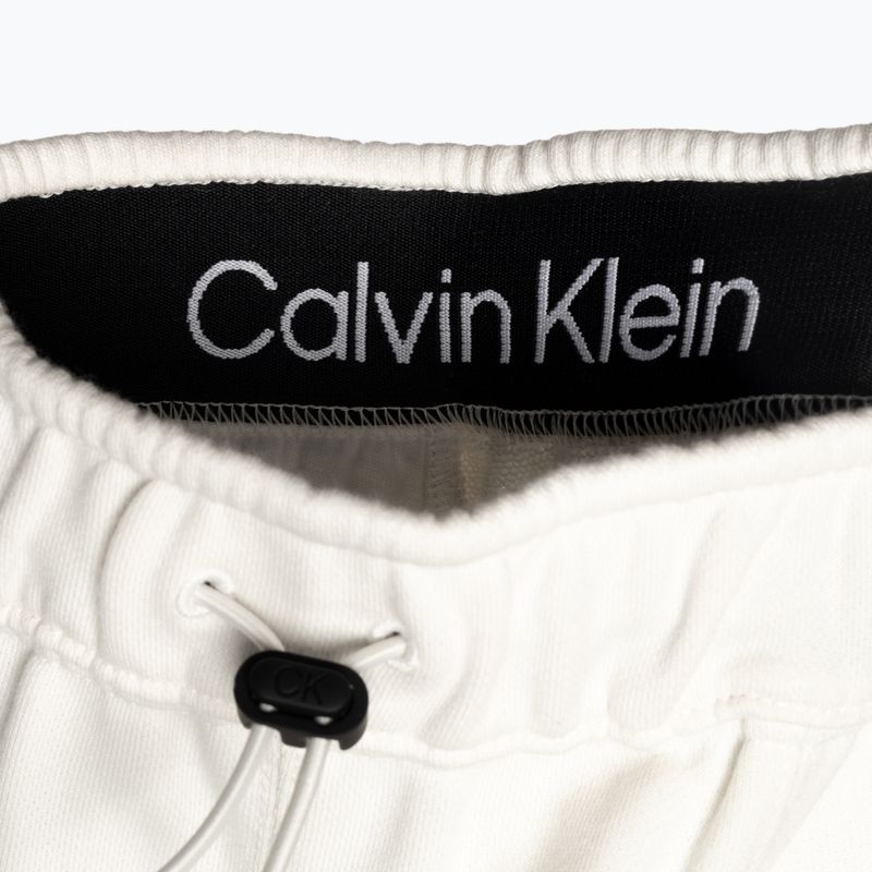 Damen Trainingshose Calvin Klein Knit YBI weißes Wildleder