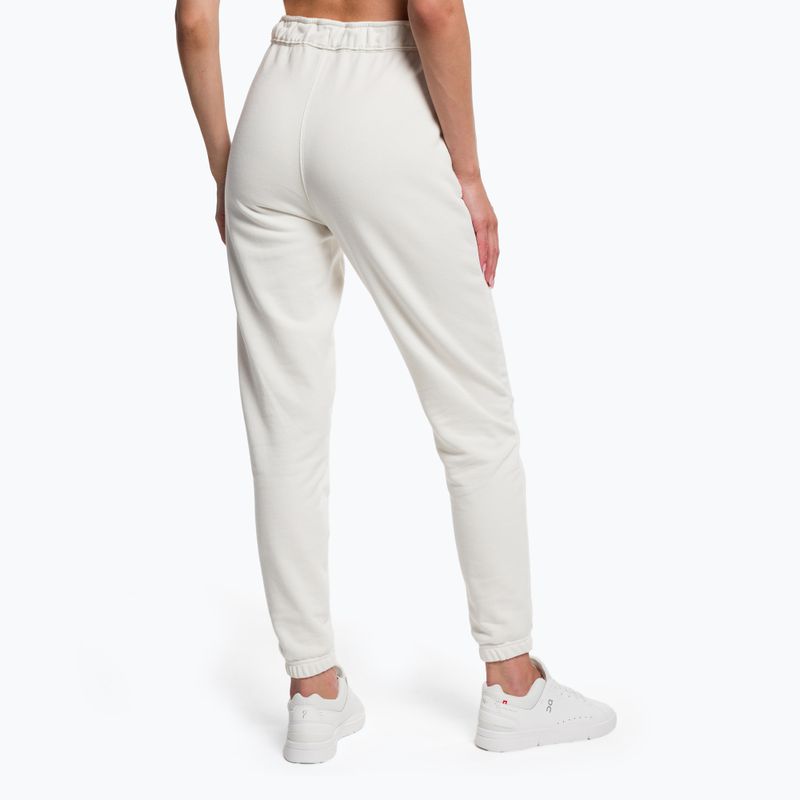 Damen Trainingshose Calvin Klein Knit YBI weißes Wildleder