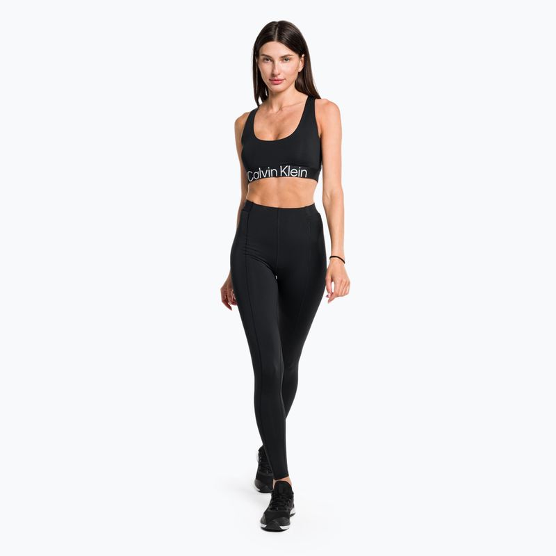 Damen Trainingsleggings Calvin Klein 7/8 BAE schwarz Schönheit 2