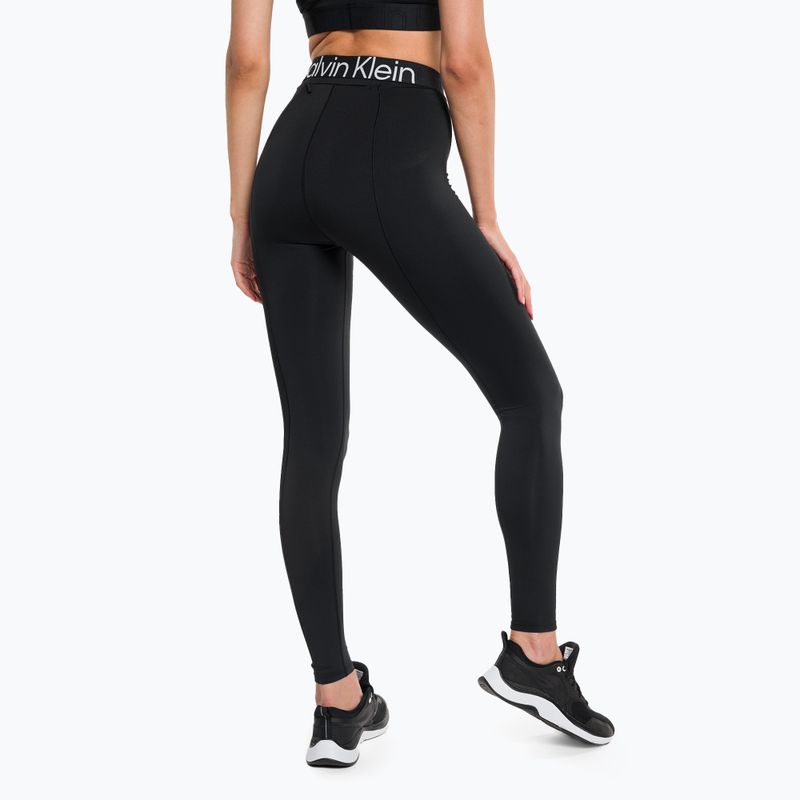 Damen Trainingsleggings Calvin Klein 7/8 BAE schwarz Schönheit 3