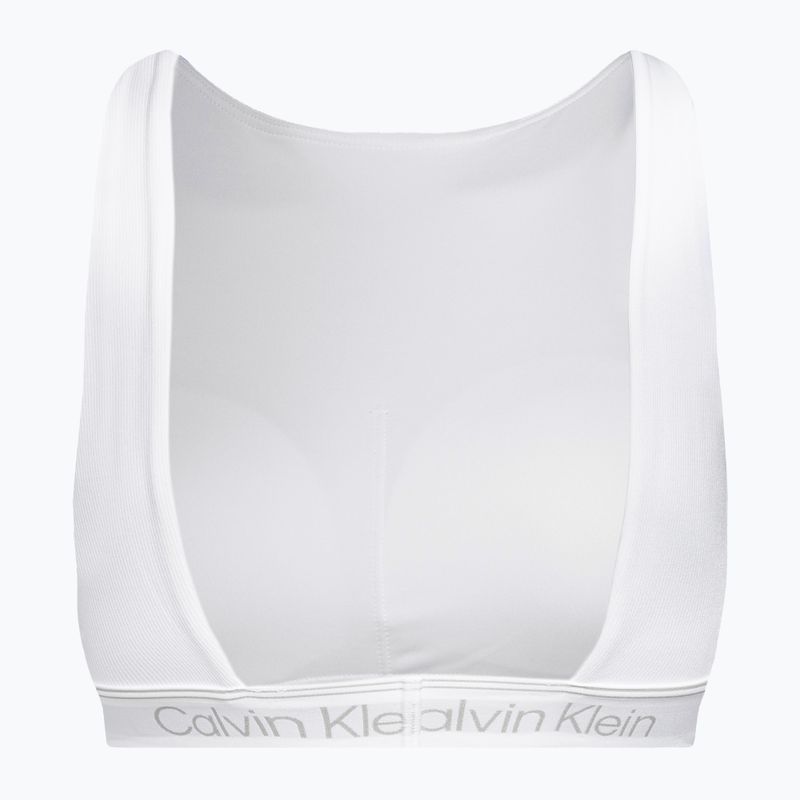 Calvin Klein Medium Support YAF hellweißer Fitness-BH