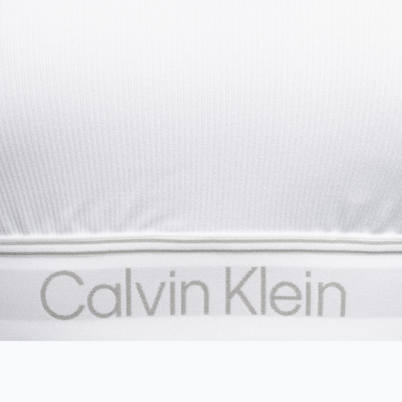 Calvin Klein Medium Support YAF hellweißer Fitness-BH