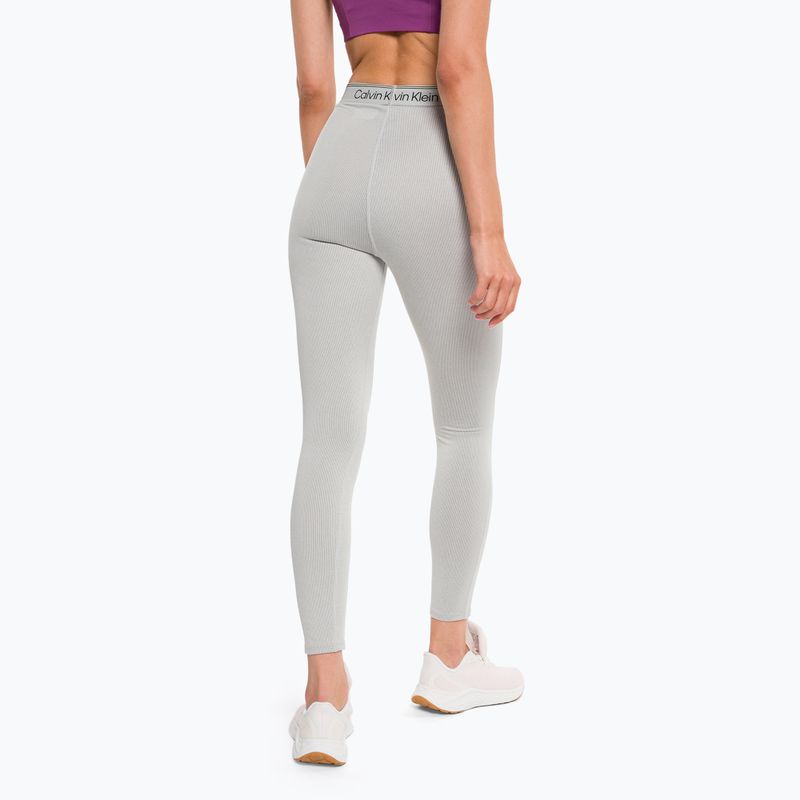 Damen Trainingsleggings Calvin Klein 7/8 P7X athletisch grau heather 3