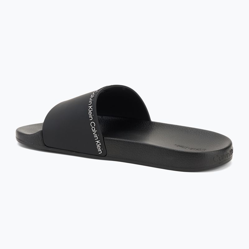 Calvin Klein Herren Flip-Flops HM0HM00981 Pool Slide Rubber schwarz 3