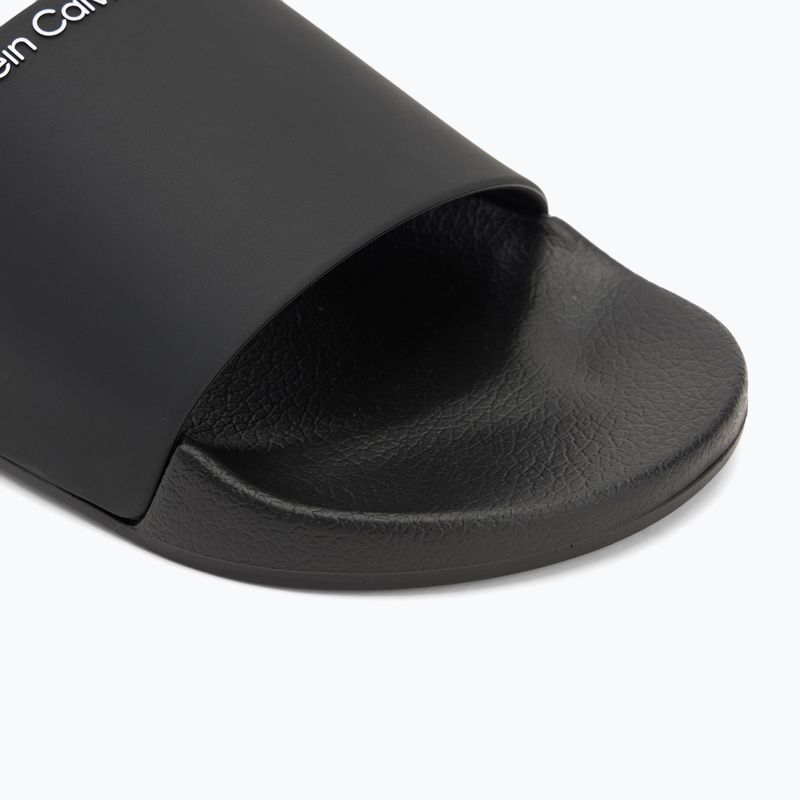Calvin Klein Herren Flip-Flops HM0HM00981 Pool Slide Rubber schwarz 7