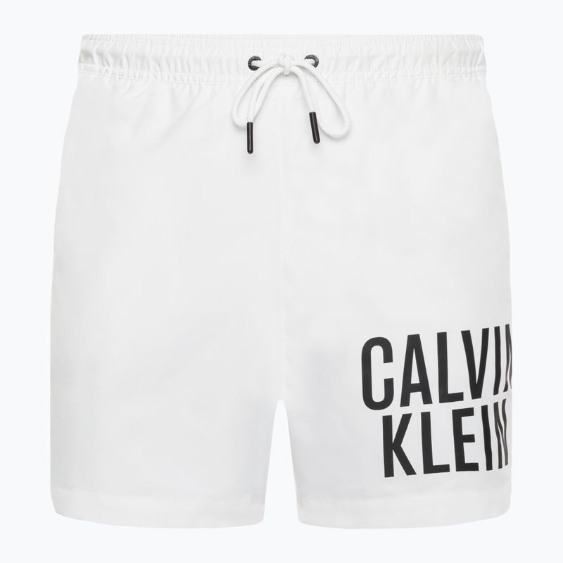 Calvin Klein Medium Herren Badeshorts mit Kordelzug weiß