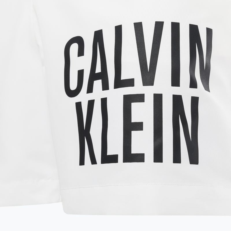 Calvin Klein Medium Herren Badeshorts mit Kordelzug weiß