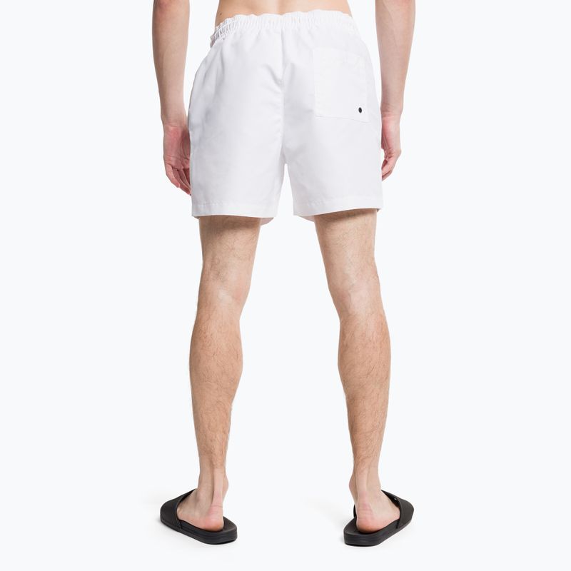 Calvin Klein Medium Herren Badeshorts mit Kordelzug weiß