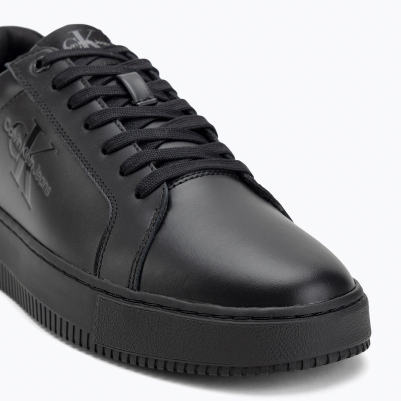 Calvin Klein Herrenschuhe YM0YM00681 Chunky Cupsole Monologo Lth dreifach schwarz 7