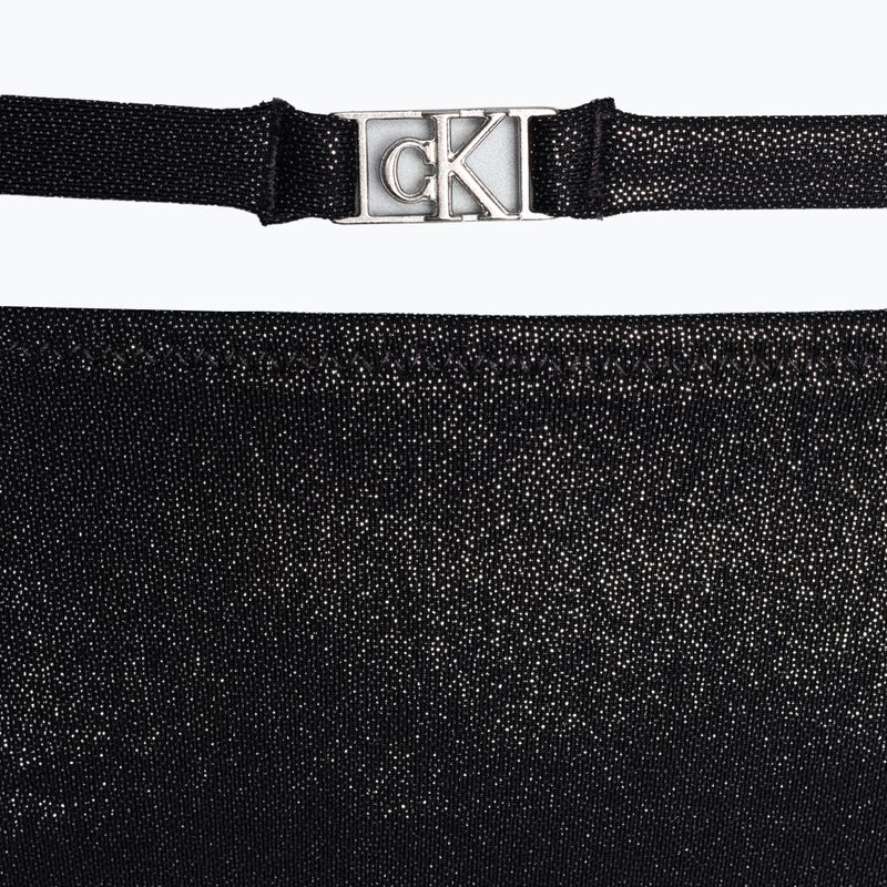 Calvin Klein Tanga-Badeanzug unten schwarz