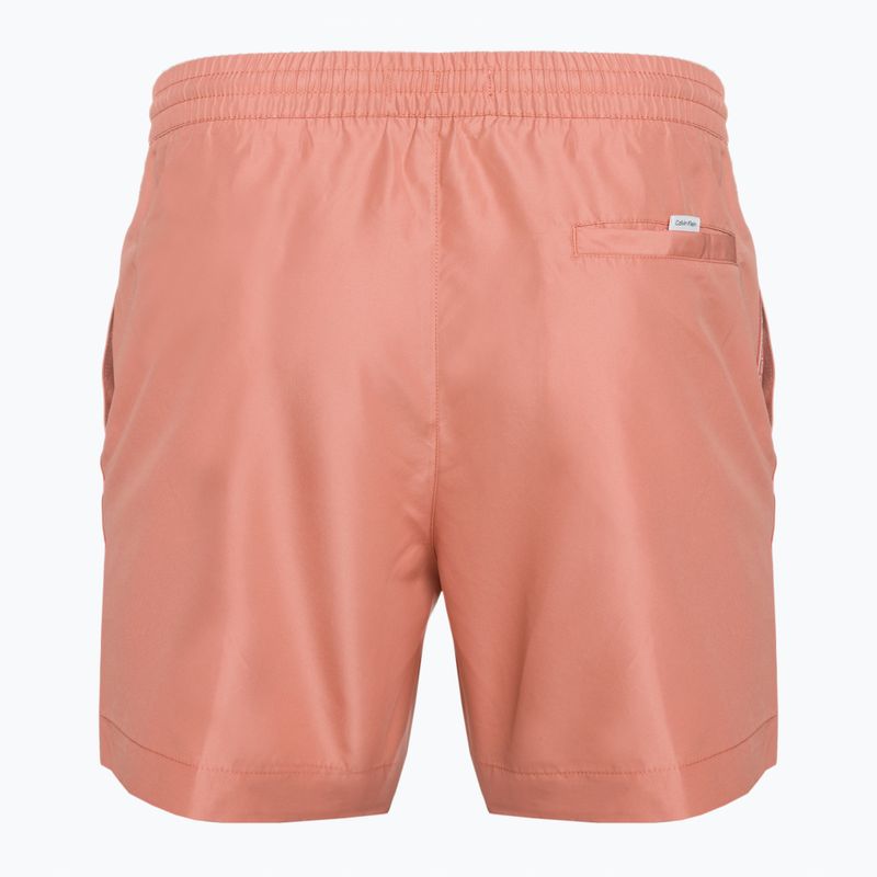 Calvin Klein Medium Herren Badeshorts mit Kordelzug rosa 2