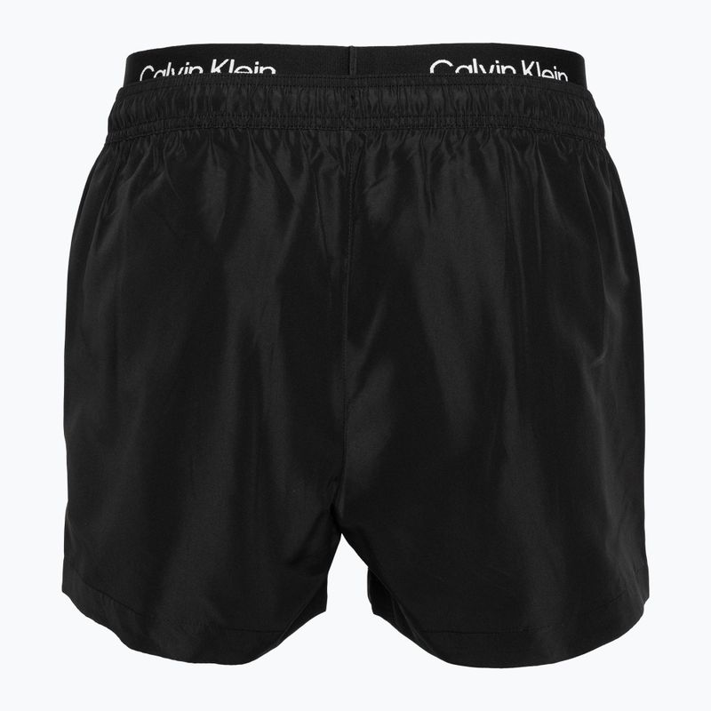 Herren Calvin Klein Short Double Wb Badeshorts schwarz 2