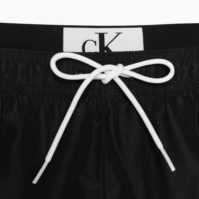 Herren Calvin Klein Short Double Wb Badeshorts schwarz 3