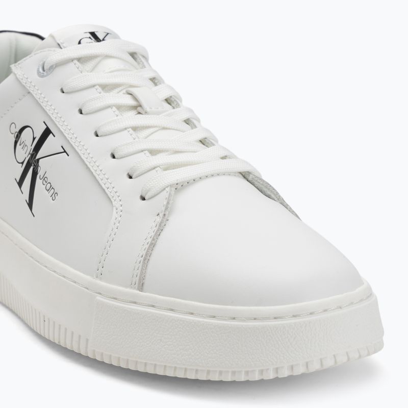Calvin Klein Herrenschuhe YM0YM00681 Chunky Cupsole Monologo Lth dreifach hellweiß/schwarz 7