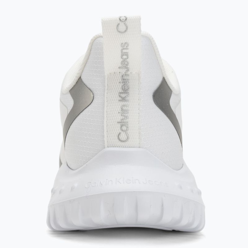 Damen Schuhe Calvin Klein Eva Runner Low Lace Mix Ml Wn hell weiß/silber 6