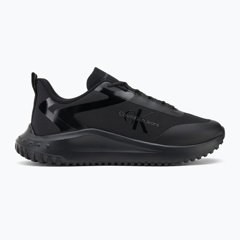 Calvin Klein Herrenschuhe YM0YM00968 Eva Runner Low Lace Ml Mix triple schwarz 2
