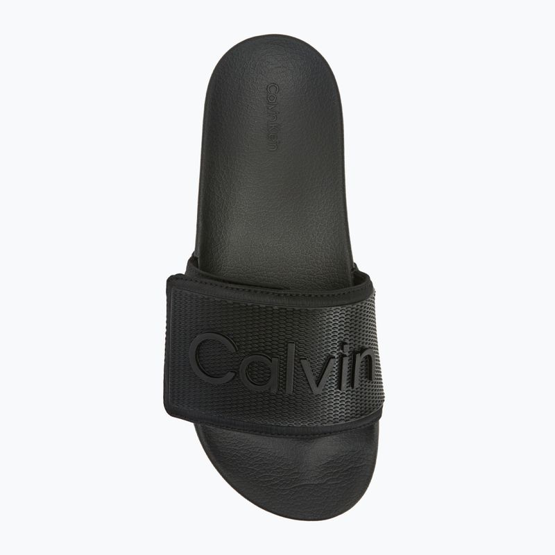 Badeschlappen Schlappen Herren Calvin Klein HM0HM01437 Adj Pool Slide TPU black 5