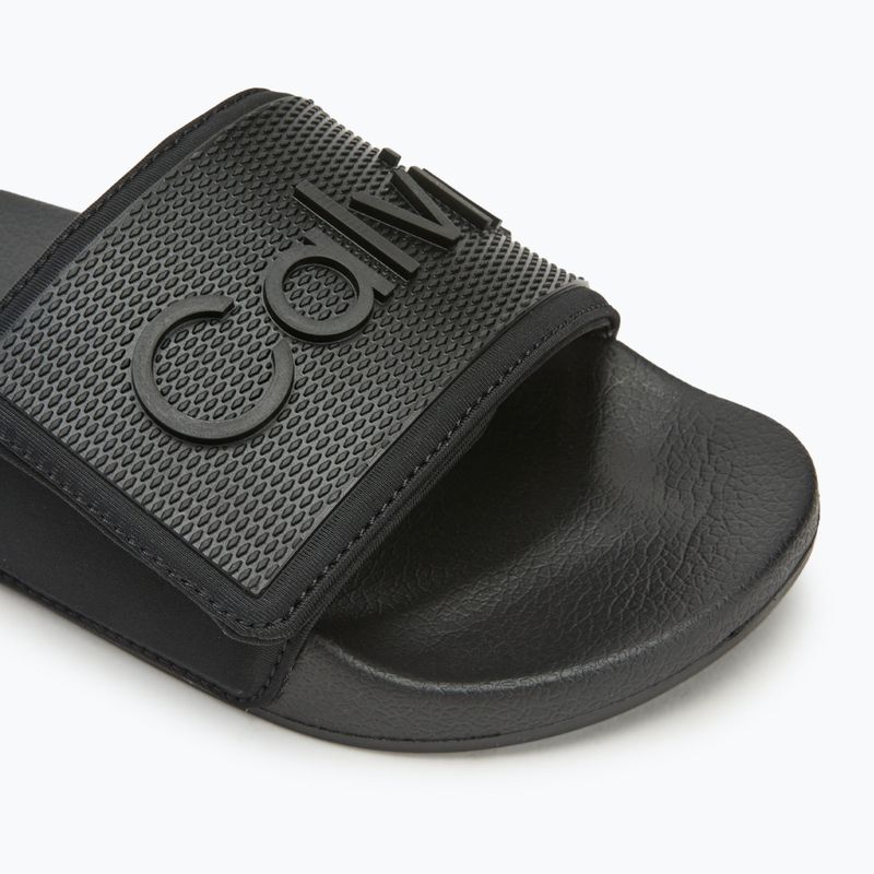 Badeschlappen Schlappen Herren Calvin Klein HM0HM01437 Adj Pool Slide TPU black 7