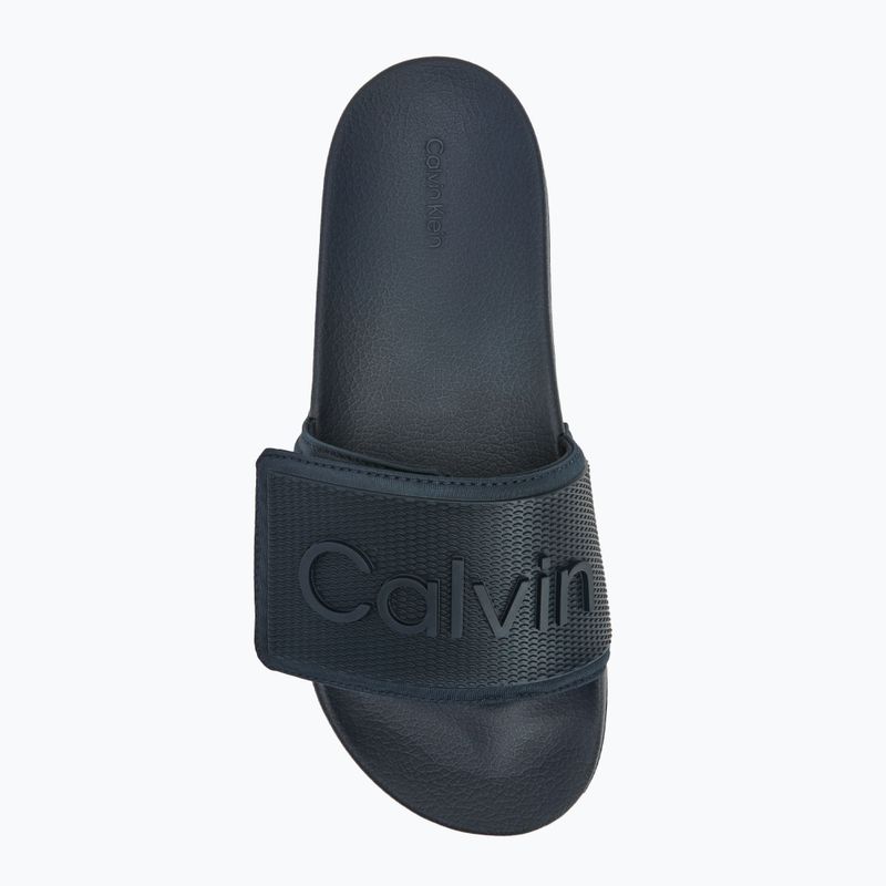 Badeschlappen Schlappen Herren Calvin Klein HM0HM01437 Adj Pool Slide TPU calvin navy 5