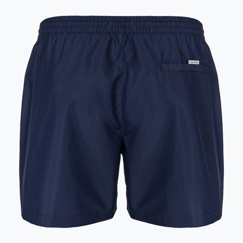 Herren Calvin Klein Medium Drawstring Signatur navy swim shorts 2