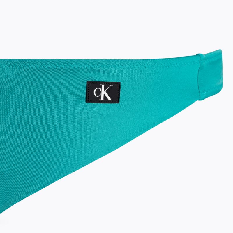 Calvin Klein Brasilianischer Blauer Ozean Badeanzug unten