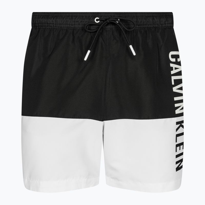 Herren Calvin Klein Medium Drawstring-Block Badeshorts schwarz