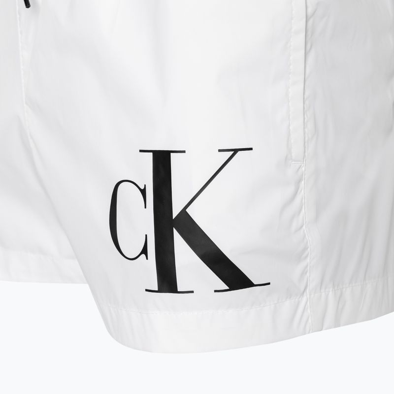 Herren Calvin Klein Short Drawstring klassische weiße Badeshorts