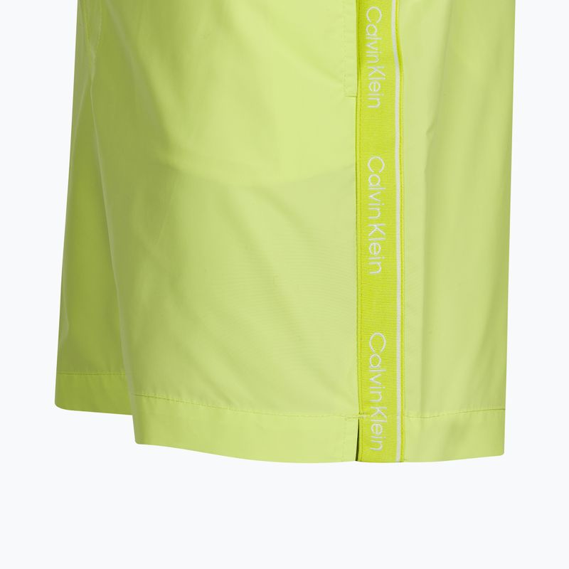 Herren Calvin Klein Medium Drawstring swim shorts sonnig lime 3