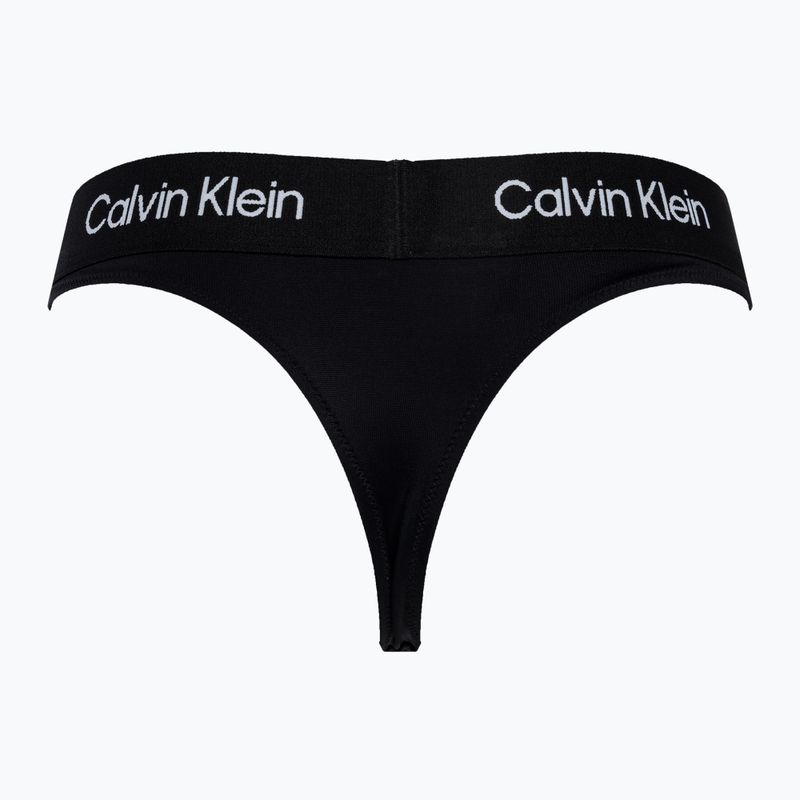 Calvin Klein Tanga-Badeanzug unten schwarz 2