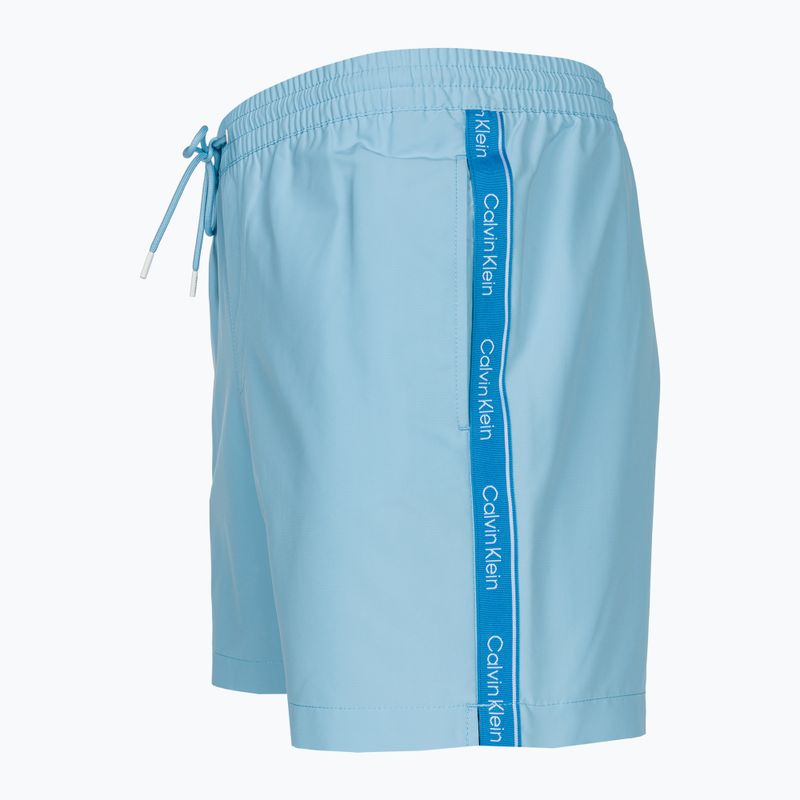 Herren Calvin Klein Medium Drawstring Badeshorts angenehm blau 3