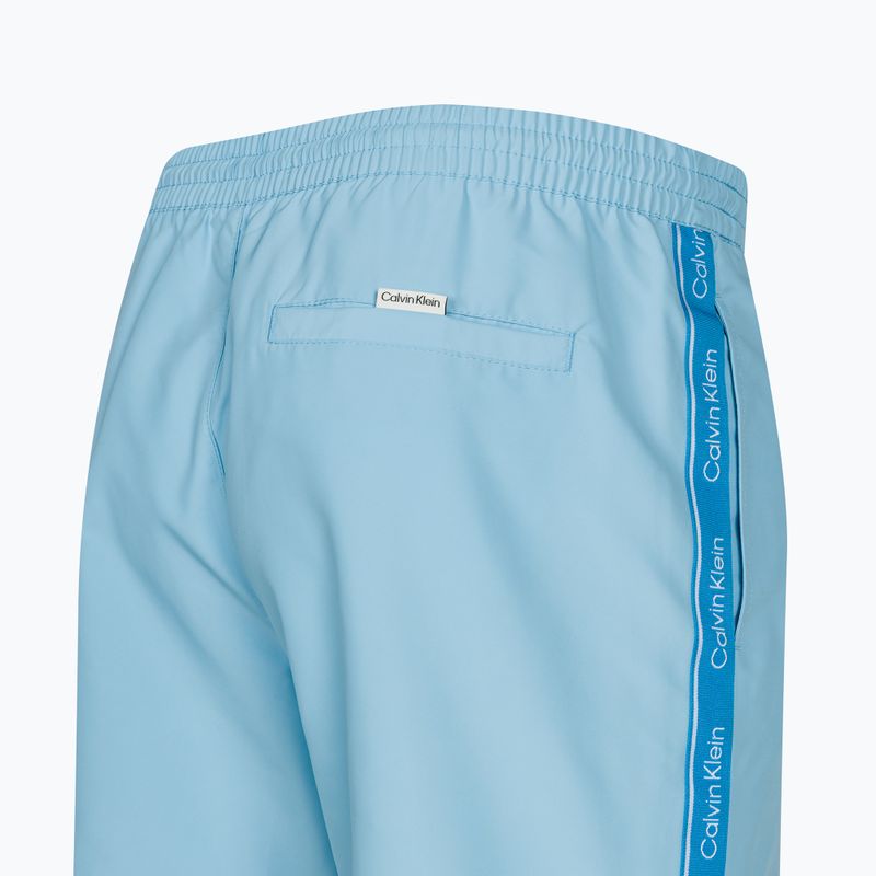 Herren Calvin Klein Medium Drawstring Badeshorts angenehm blau 4