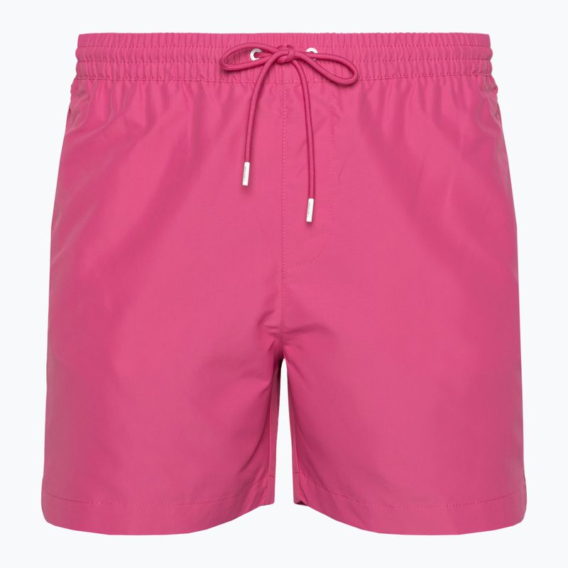 Herren Calvin Klein Medium Drawstring fuchsia fedora swim shorts